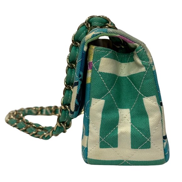 CHANEL multi-colored limited edition Eiffel Tower flap handbag - Picture 6 of 14